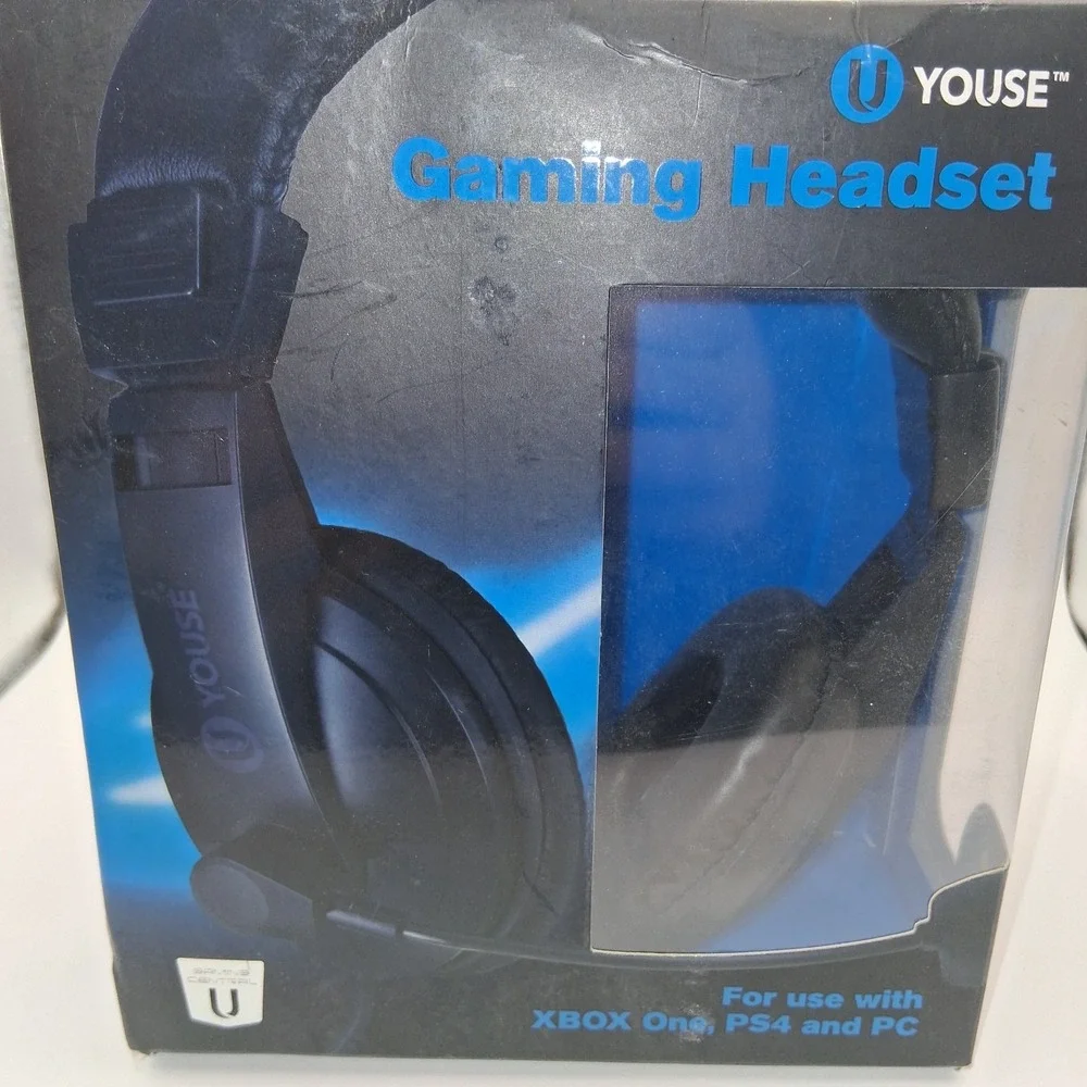 U Youse Gaming Headset Xbox One, PS4, And PC, With Built In Mic - headphones New